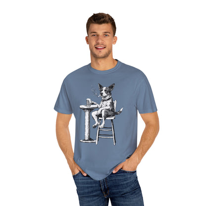 Dog Drinking Beer T-Shirt for Dog Lovers