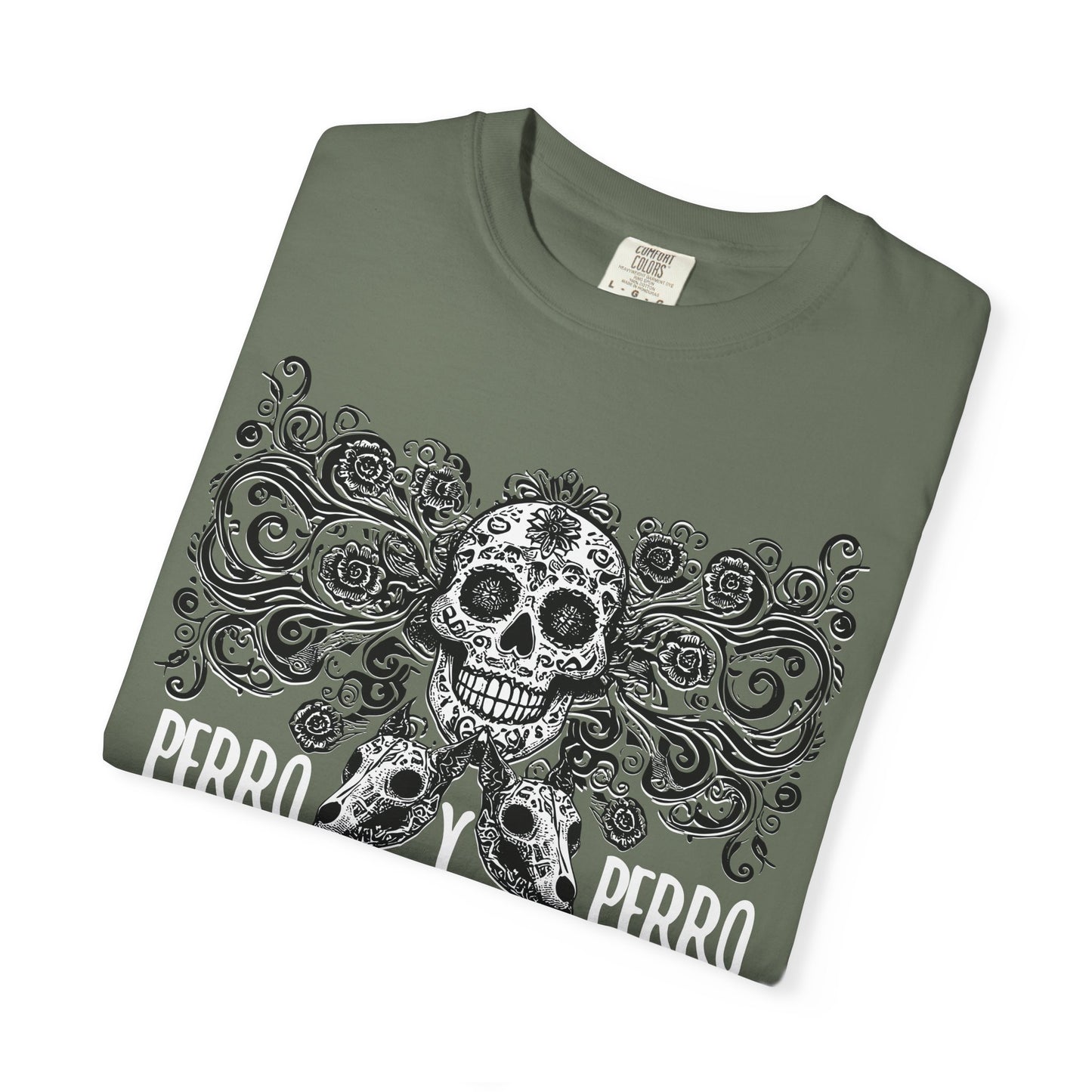 Perro y Perro T-Shirt, Dia De Los Muertos, Two Dogs