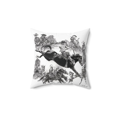 Bronc Riding Pillow