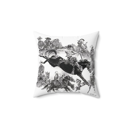 Bronc Riding Pillow
