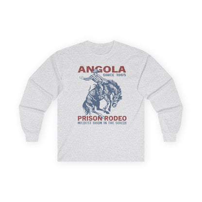 Angola Prison Rodeo Long Sleeve TShirt – The Wildest Show in the South