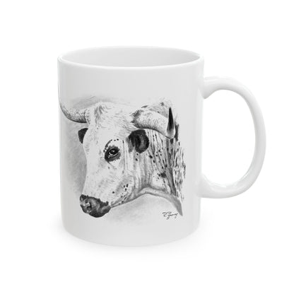 Longhorn 1 Ceramic Mug 11oz