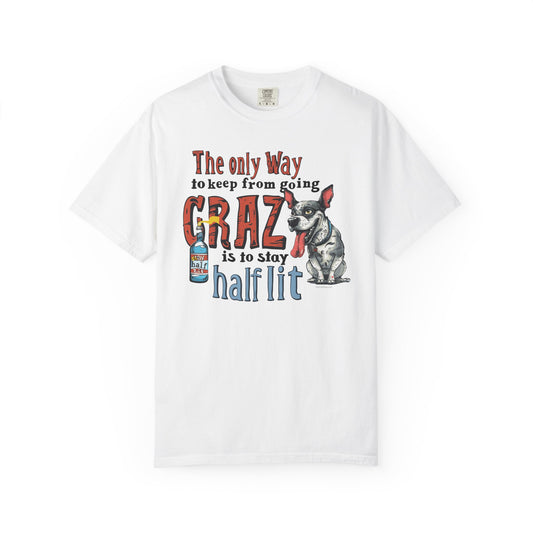 Crazy Half Lit Dog T-Shirt