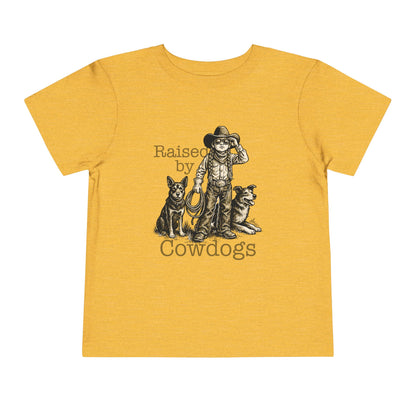Raised by Cowdogs Girl Toddler TShirt