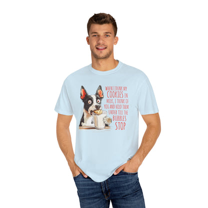 Cowdog Dipping Cookies T-Shirt - Unisex