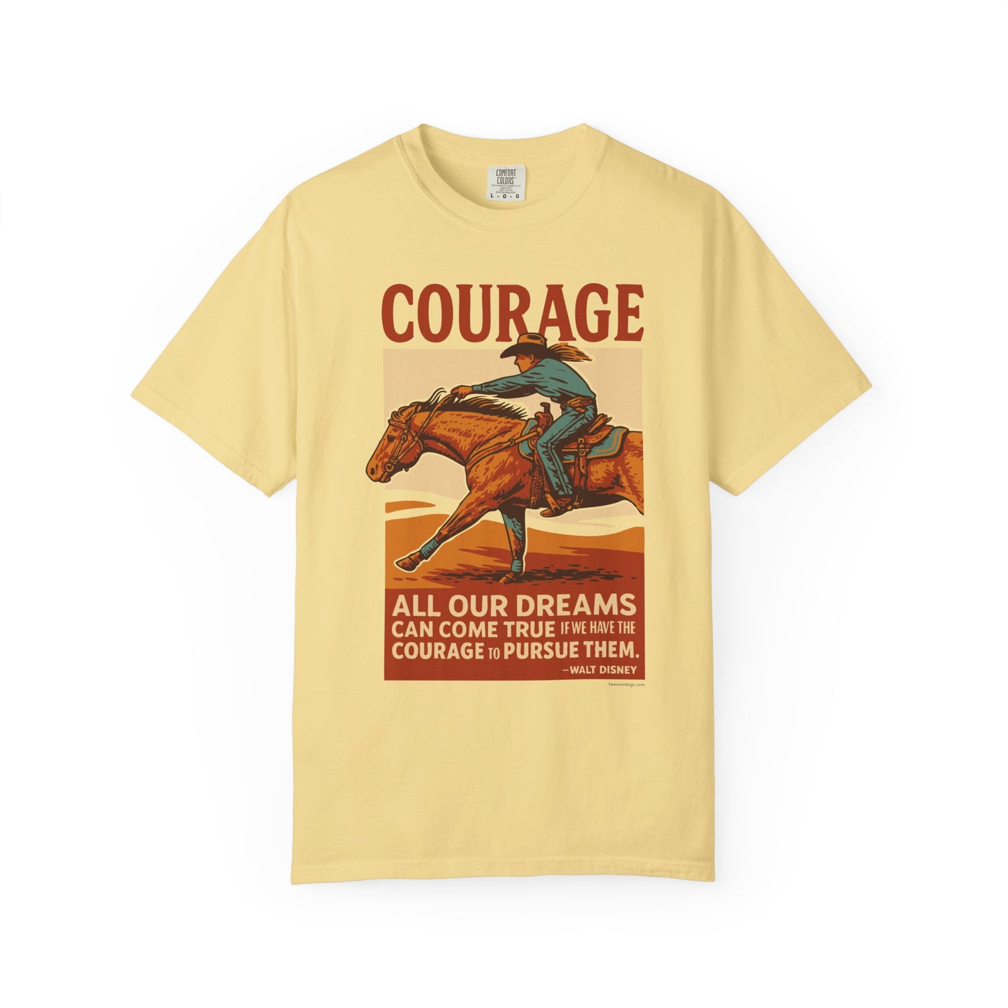 Barrel Racing Courage Graphic T-Shirt