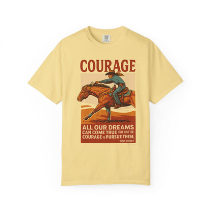 Barrel Racing Courage Graphic T-Shirt