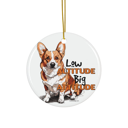 Corgi Big Attitude Ornament
