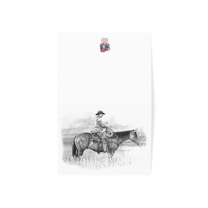 Pasture Cowboy Blank Notecards