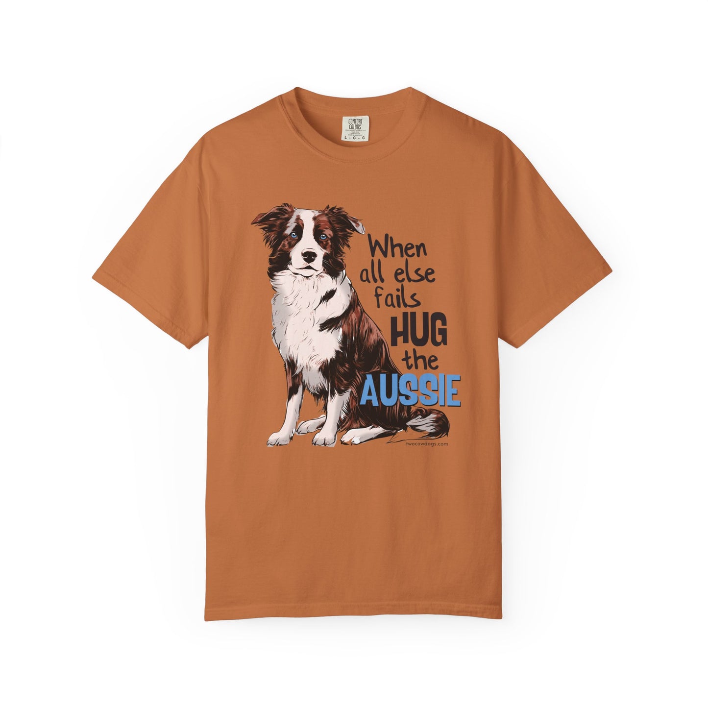 Australian Shepherd, Aussie Hug Unisex T-shirt