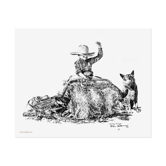 Future Bull Rider, Custom Print