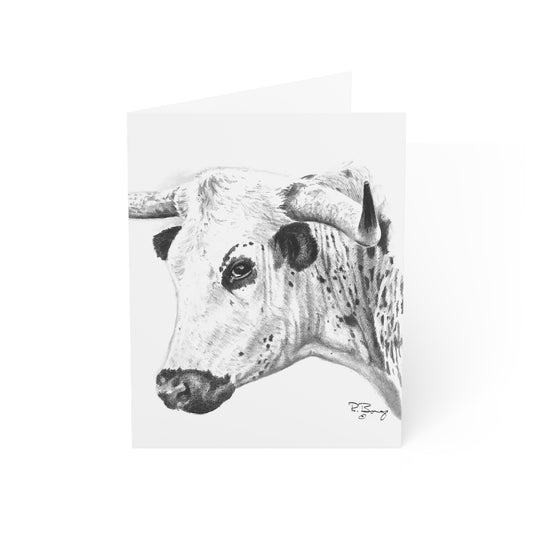 Spotted Longhorn Notecards (envelopes included)