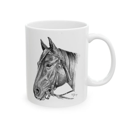 Quarter Horse "Pistol" Ceramic Mug 11oz