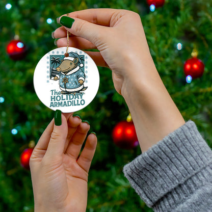 The Holiday Armadillo Ornament