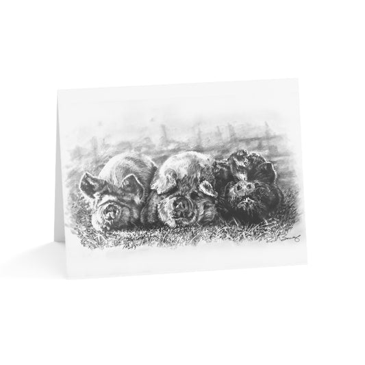 Notecards - Three Little Pigs Blank Greeting Cards Set