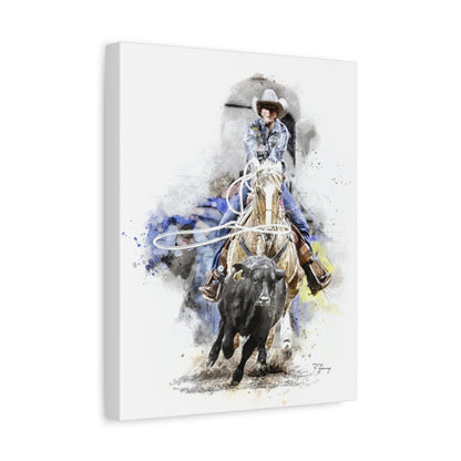 Canvas Print - Breakaway Roper Print on Canvas