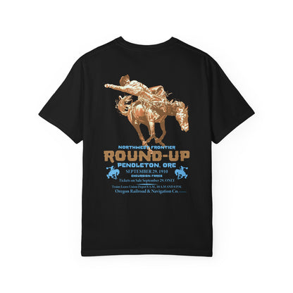 Vintage Rodeo Round-Up Pendleton T-Shirt, Front and Back