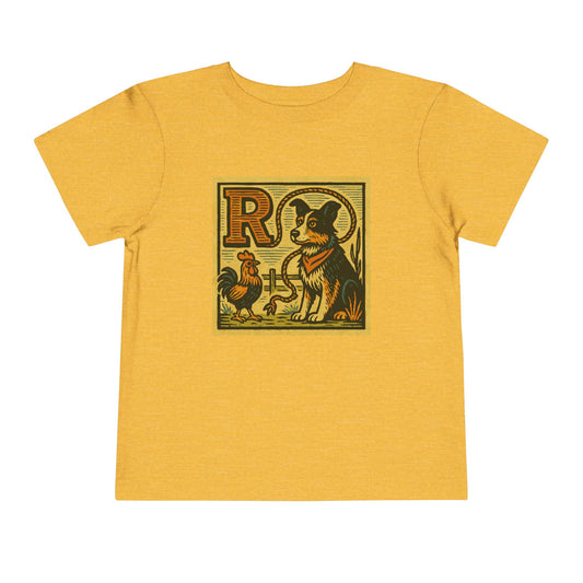 Western Block "R" Toddler Heavy Cotton™ Tee