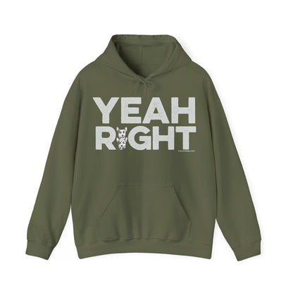 YEAH RIGHT, Heavy-Blend Hooded Sweatshirt