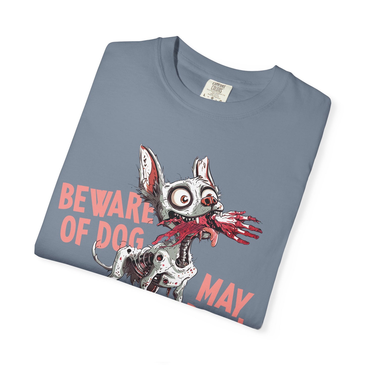 Beware of Dog – May Bite! Zombie Pup TShirt