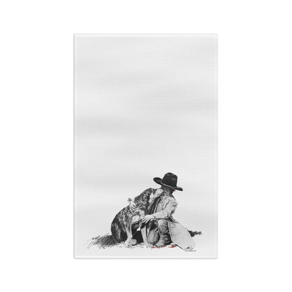 Hand Towel - Justin's Heeler Microfiber Tea Towel