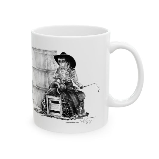 Future Barrel Racer Ceramic Mug 11oz