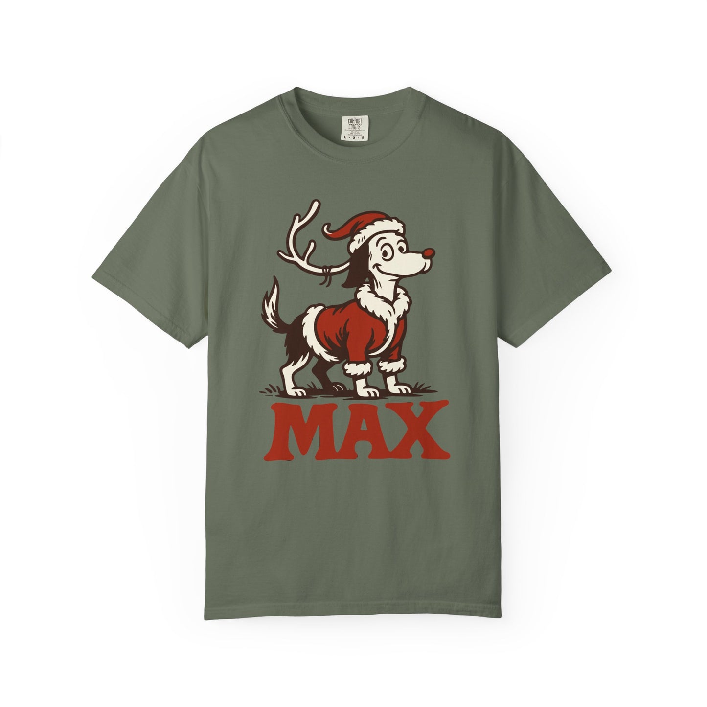 Max the Christmas Cowdog T-shirt