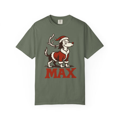 Max the Christmas Cowdog T-shirt
