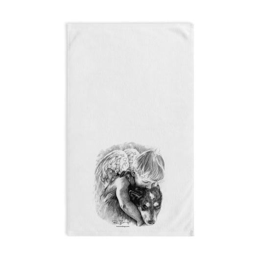 Angel Heeler Microfiber Tea Towel