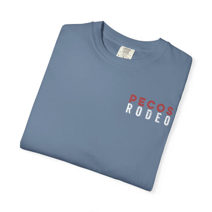 Vintage Pecos Rodeo 1883, front and back design