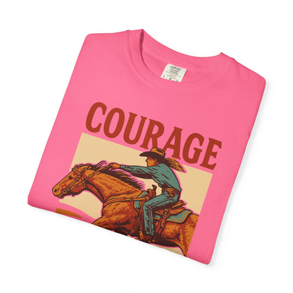 Barrel Racing Courage Graphic T-Shirt