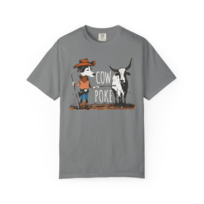 Cow Poke T-Shirt - Unisex Garment-Dyed