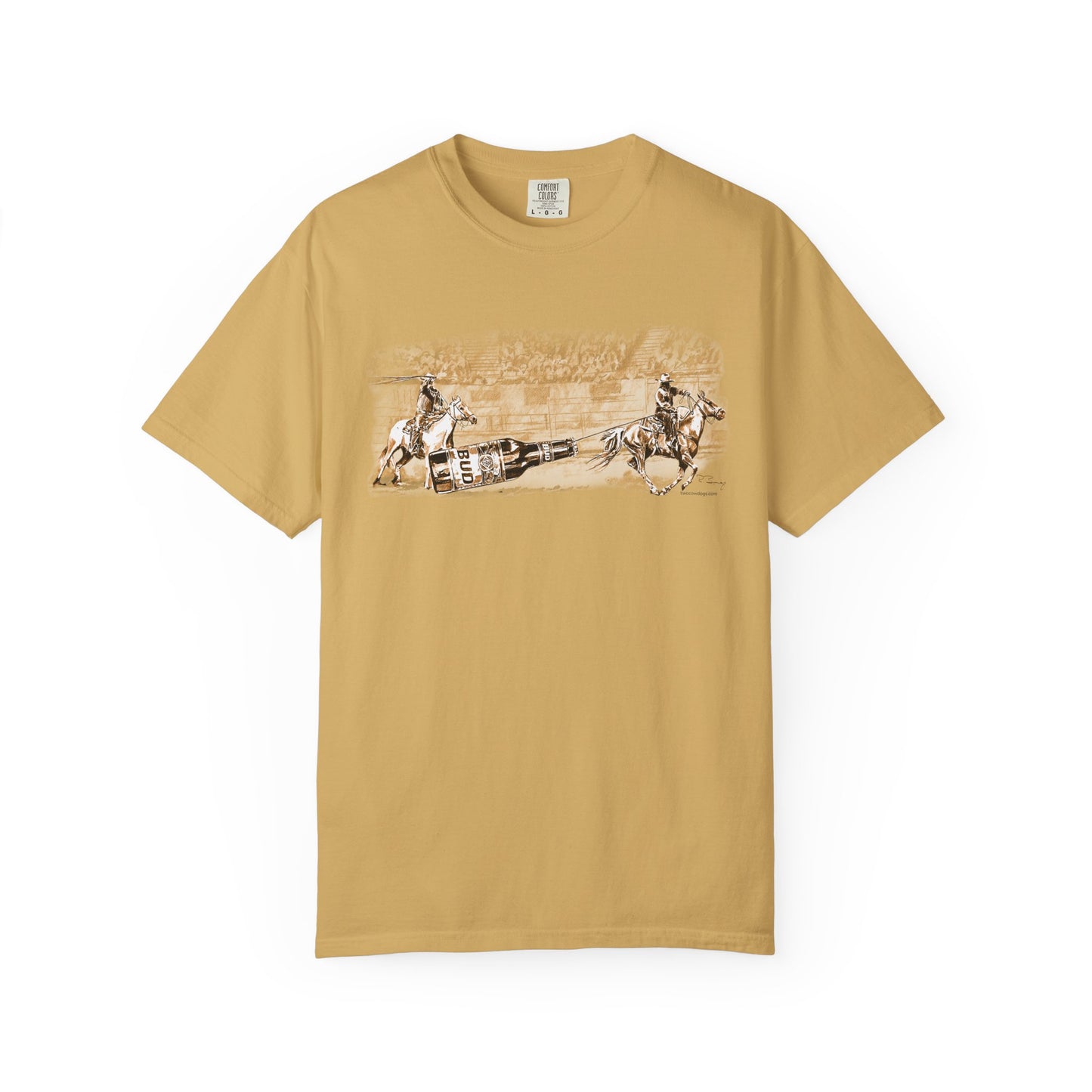 Team Ropers Roping Bottle Unisex T-shirt - Original Art Design
