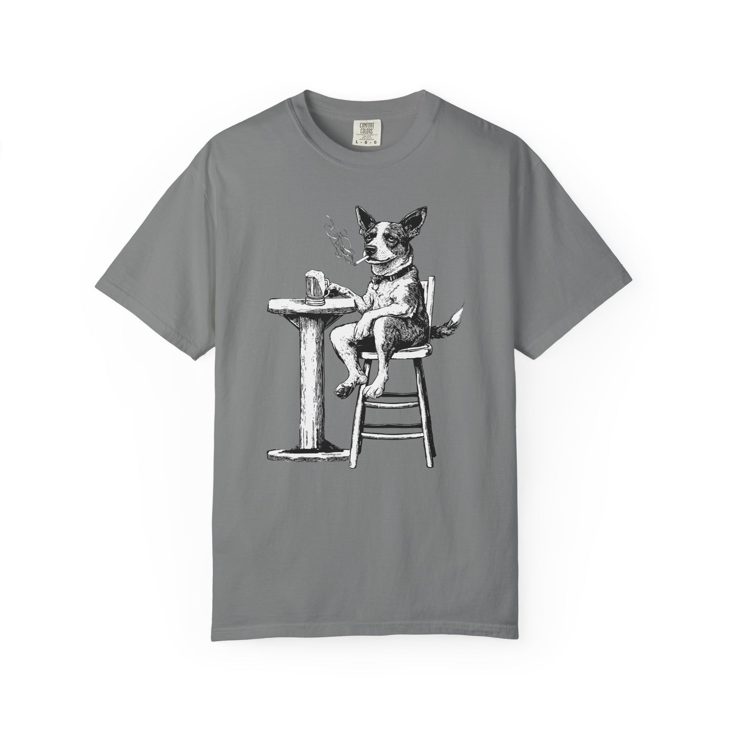Dog Drinking Beer T-Shirt for Dog Lovers