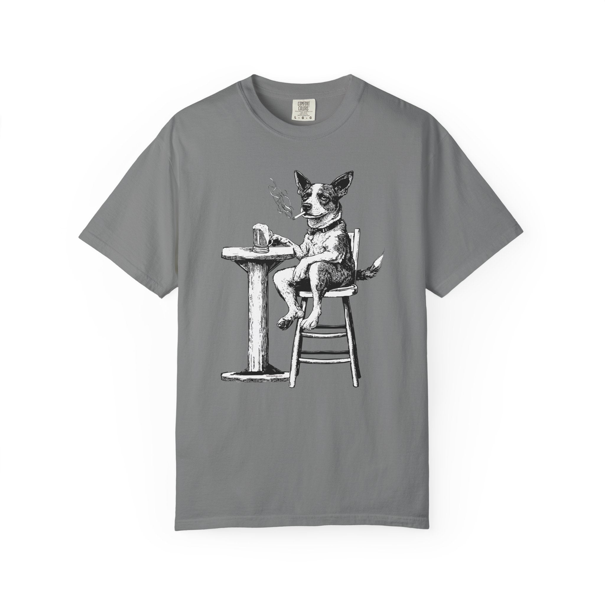 Dog Drinking Beer T-Shirt for Dog Lovers