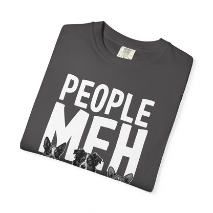 People? Meh T-shirt | Cowdog Illustration, Dog Lover Tee