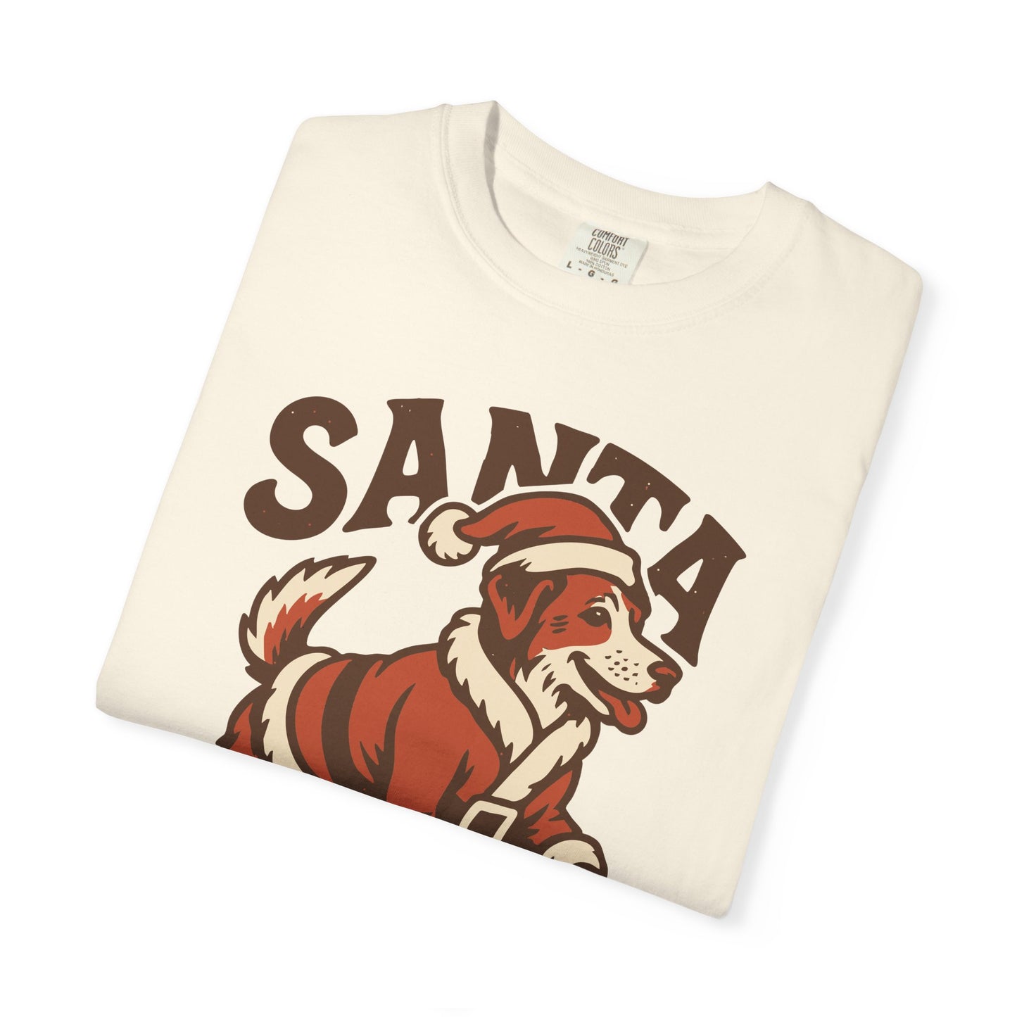 Santa Paws T-shirt - Western Christmas Cowboy Tee