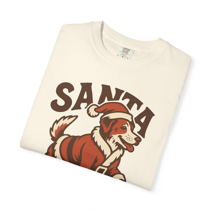 Santa Paws T-shirt - Western Christmas Cowboy Tee