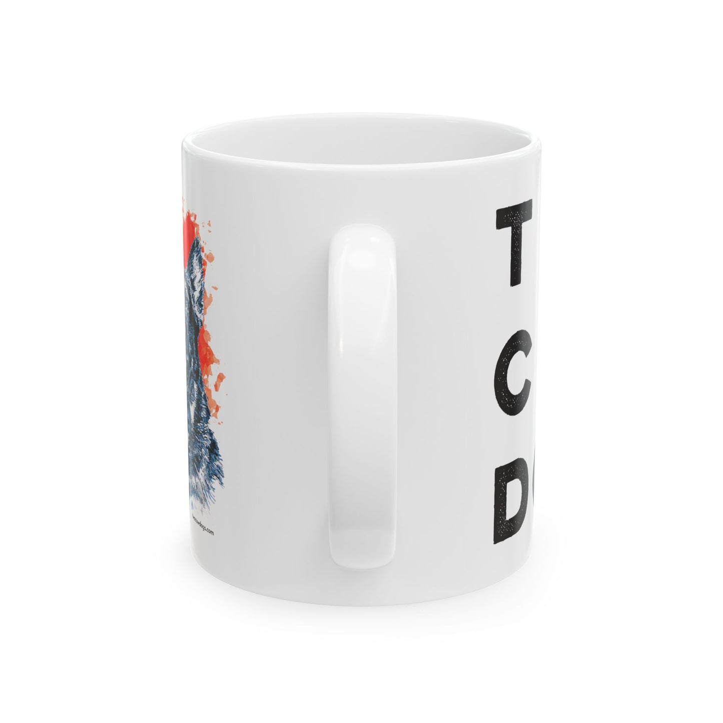 Two Cow Dogs Ceramic Mug 11oz