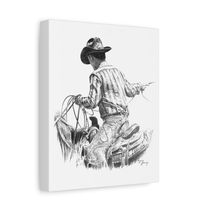 Ranch Roping, Custom Stretched Canvas