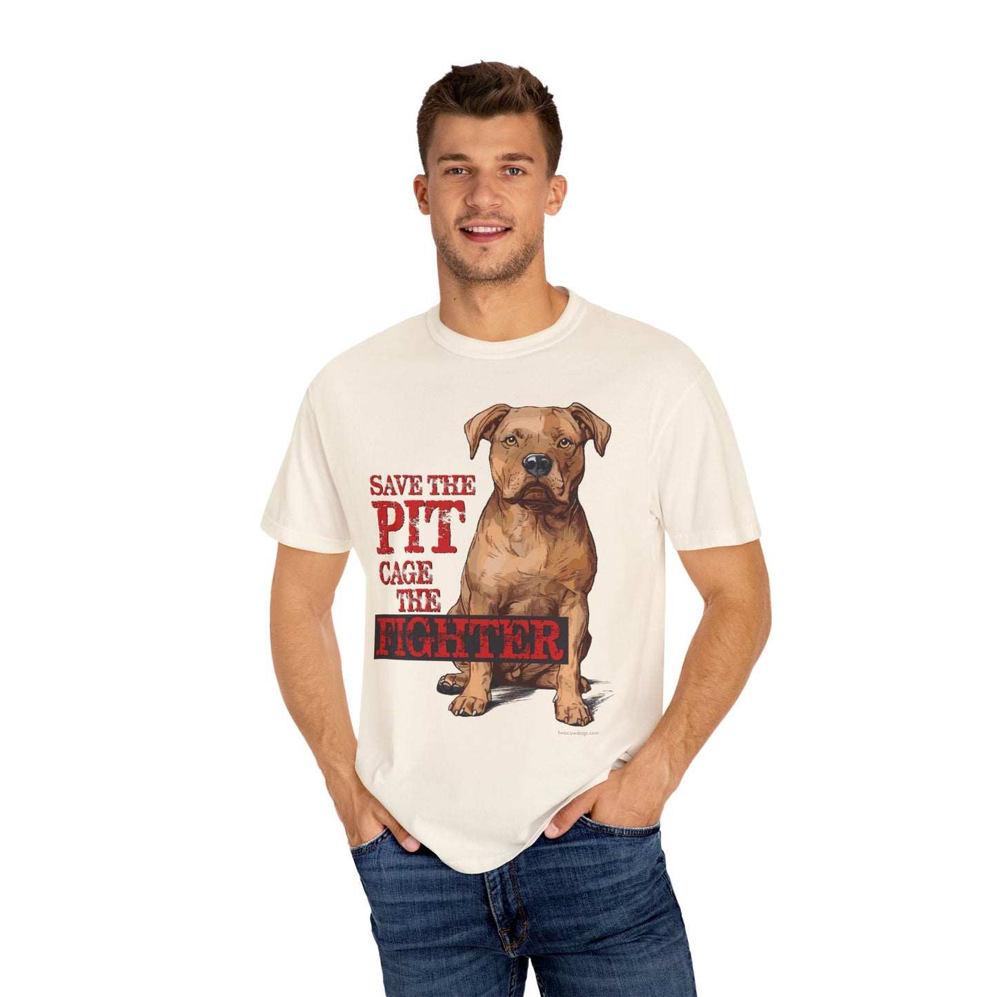 Save the Pit, Cage the Fighter T-Shirt