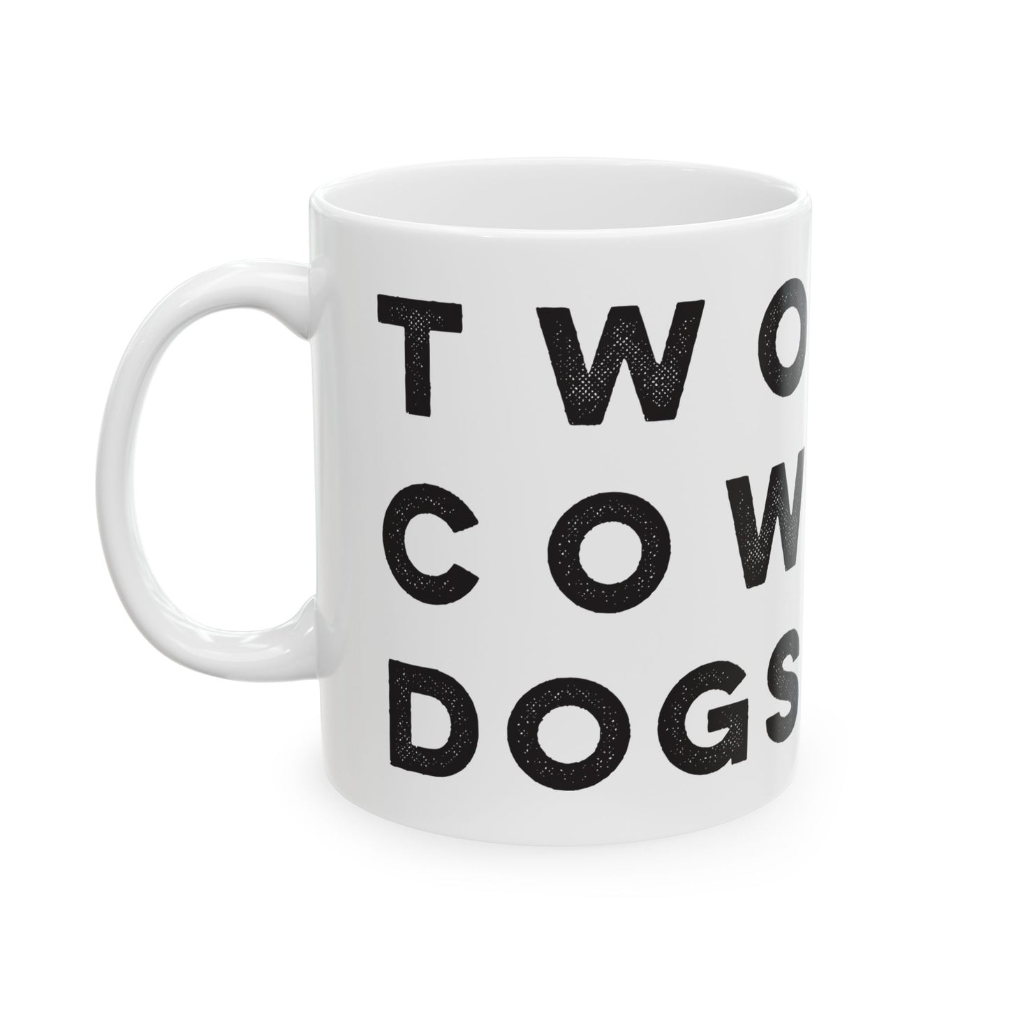 Two Cow Dogs Ceramic Mug 11oz