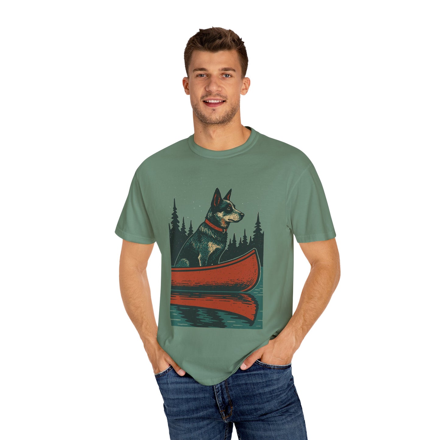 The Heeler and the Canoe T-Shirt