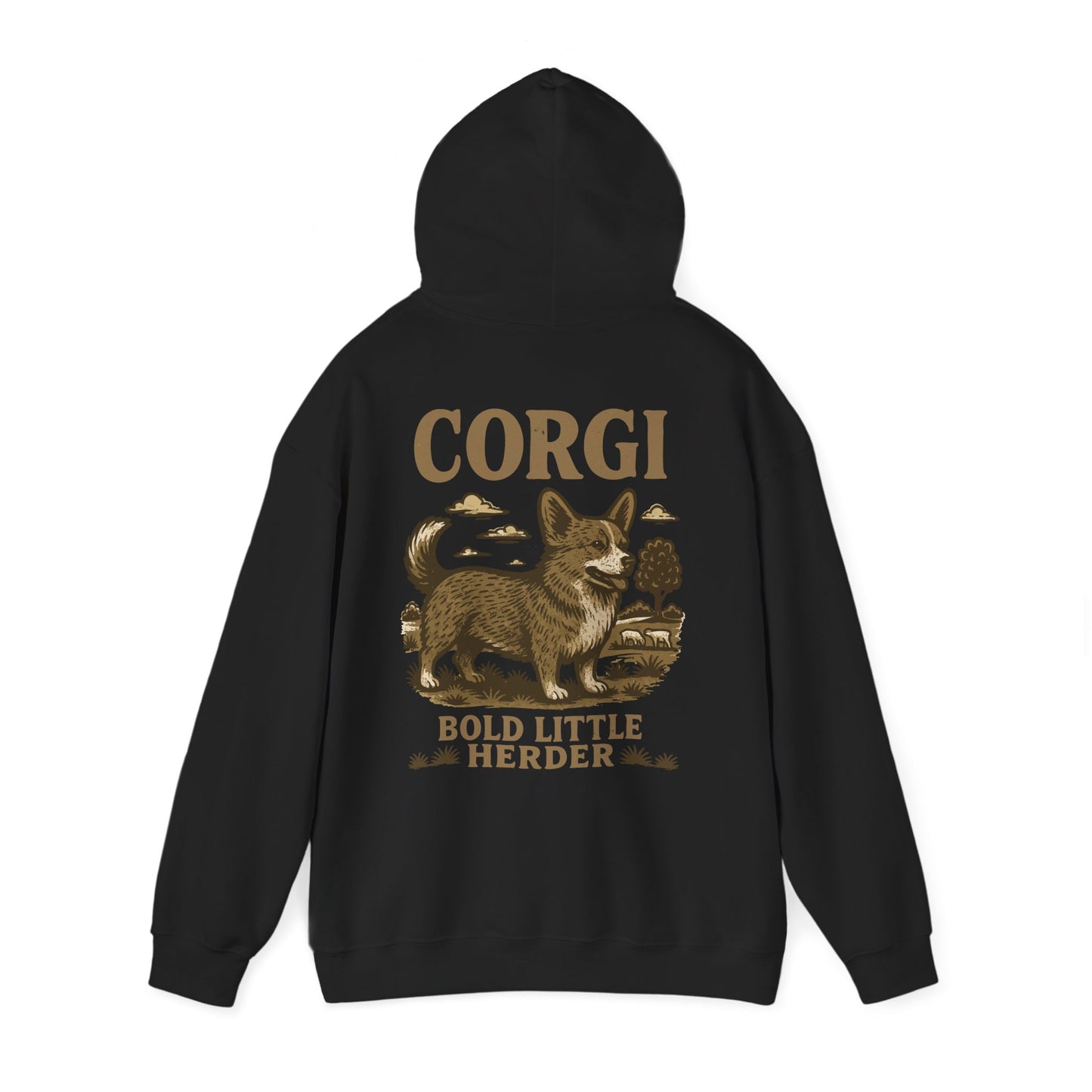 Corgi Western Hoodie Cowdog