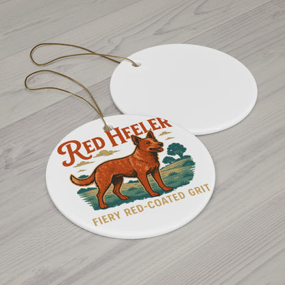 Red Heeler Dog Ornament