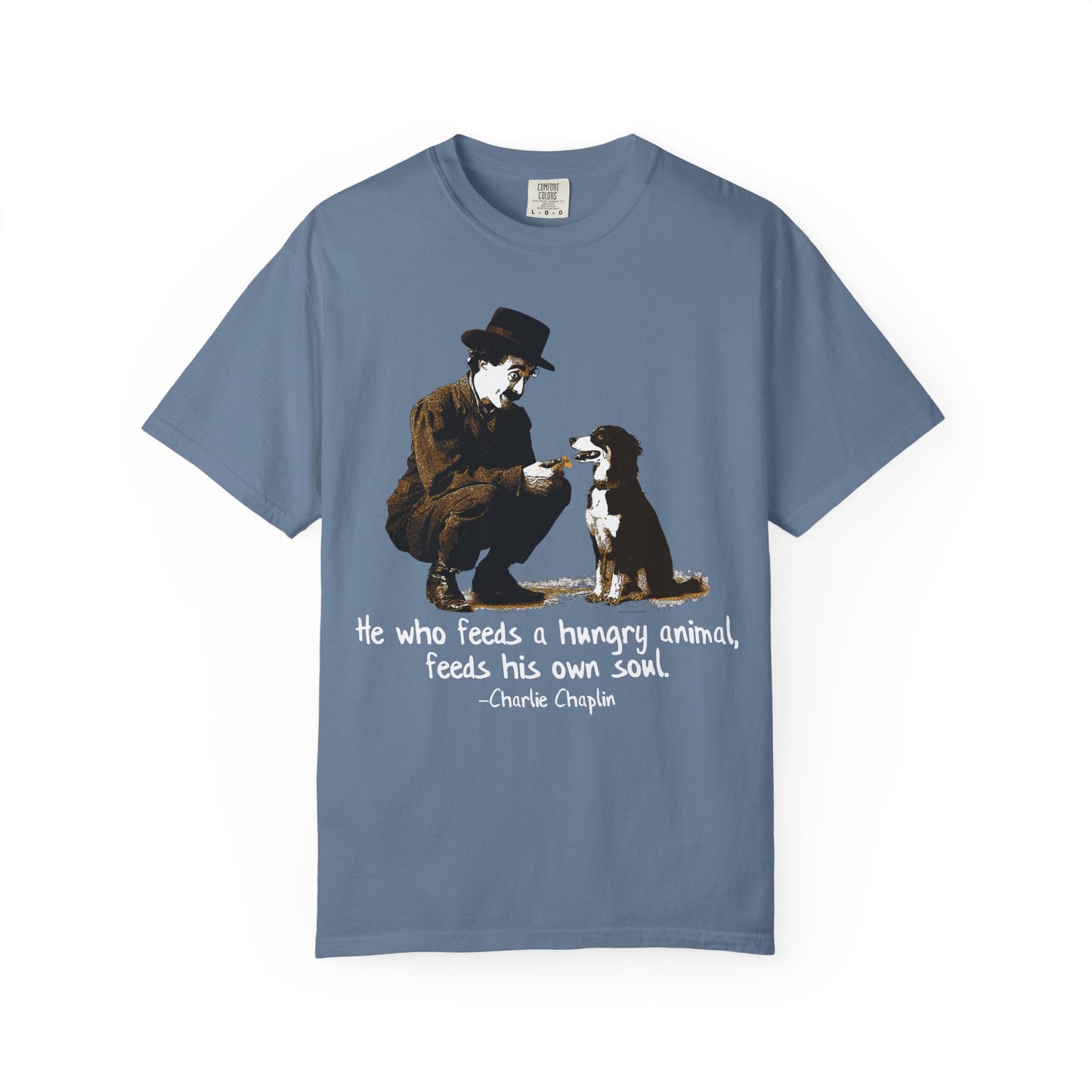 Vintage Chaplin Kindness Cowdog T-shirt