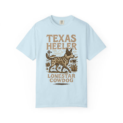Texas Heeler Ranch Dog T-Shirt — Grit, Lightning & Loyalty