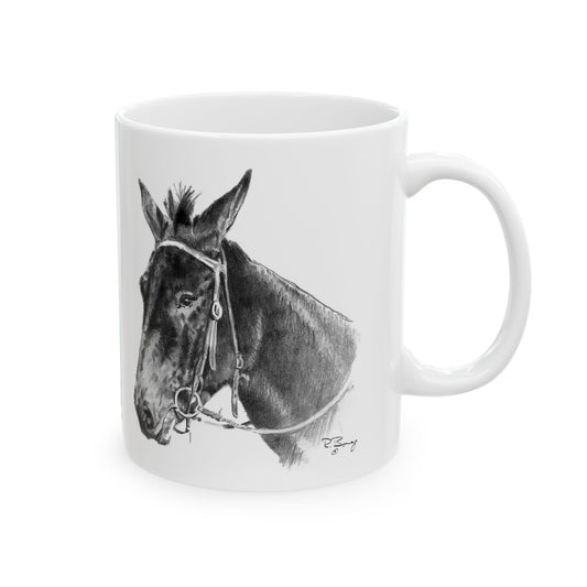 Mule "Big Ben" Ceramic Mug 11oz