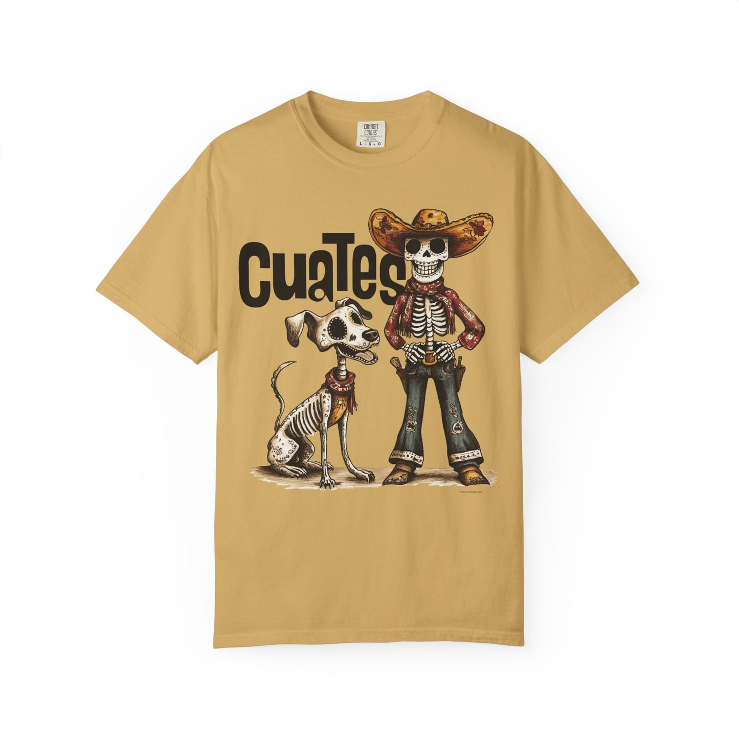 Cowboy and Cowdog Dia de los Muertos T-shirt