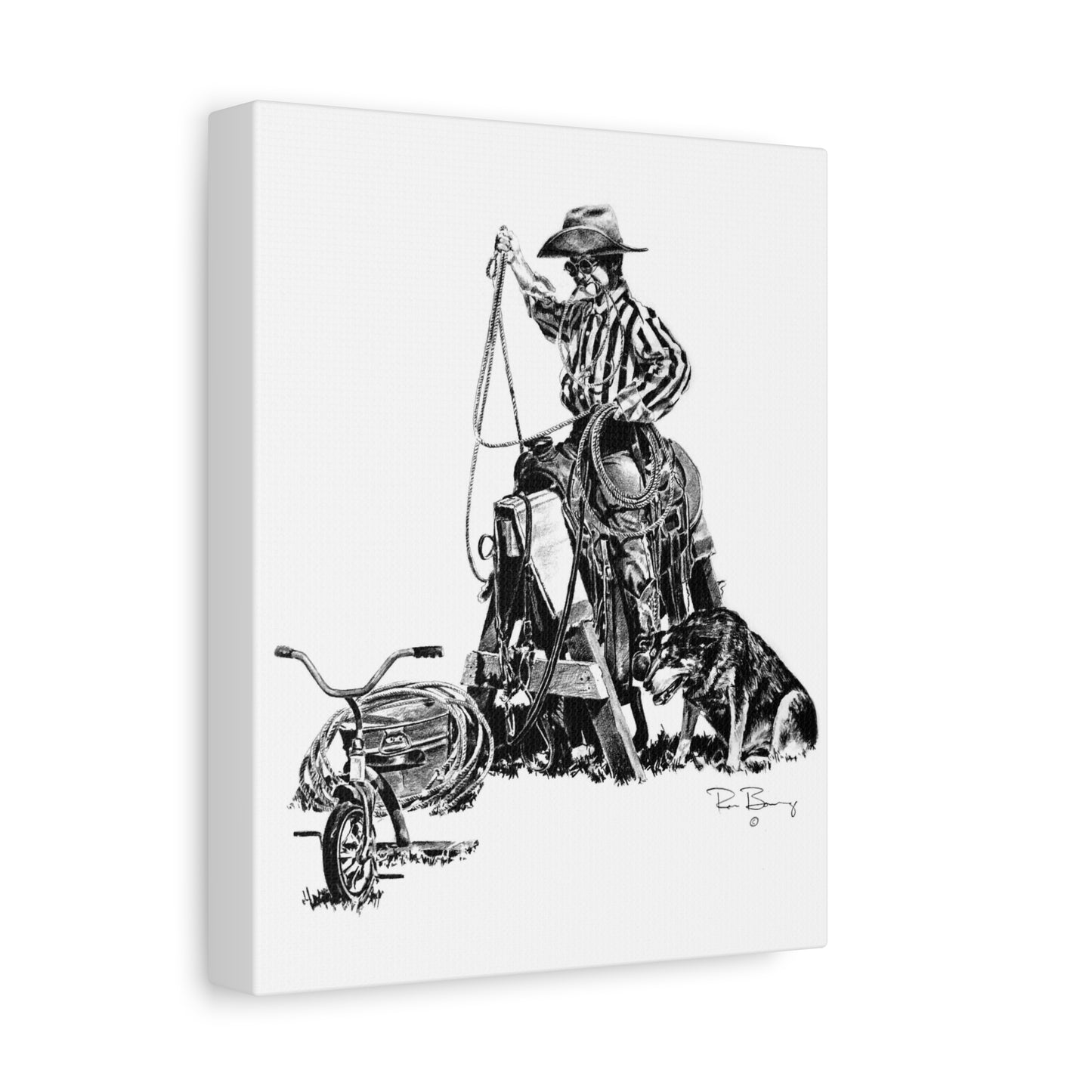 Future Team Roper Stretched Canvas